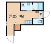 Dear Court 池袋(ディアコート池袋) 102間取り画像