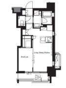 フレンシア椎名町 603号室間取り画像