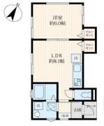 CE LA VI 中落合(セラビ中落合) １０１号室間取り画像