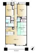 クレッセント目白 ５０９号室間取り画像