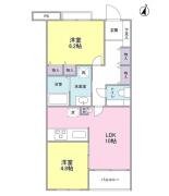 メジロテーク 303間取り画像