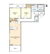 ワールドレジデンス 201号室間取り画像