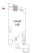 リエナハイツ ２０２間取り画像