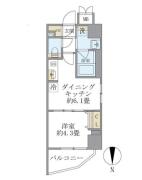 プラティーク目白 ２０１号室間取り画像