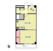 不二レジデンス 302号室間取り画像