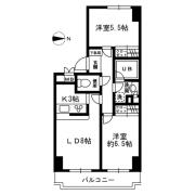 レジディア目白 414号室間取り画像