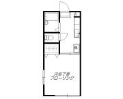 キャンポールメジロ 105号室間取り画像