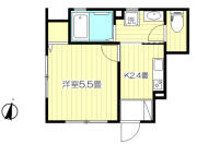 HOUSE326 101号室間取り画像