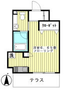 セレニテ目白 102号室間取り画像