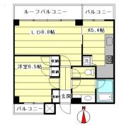 コスモスパジオ江古田Ⅱ 302間取り画像