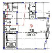 フォンス目白 104号室間取り画像
