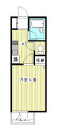 ルーチェトキワダイ 205号室間取り画像